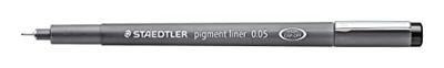 Fineliner staedtler pigment 308 0.05mm zwart | 10 stuks Fineliner staedtler pigment 308 0.05mm zwart | 10 stuks