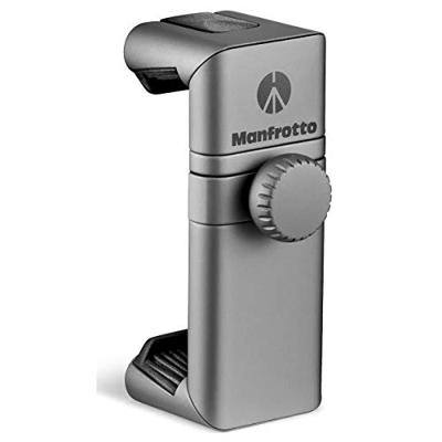 Manfrotto Twist Grip universele smartphonehouder grijs/zilver-mat