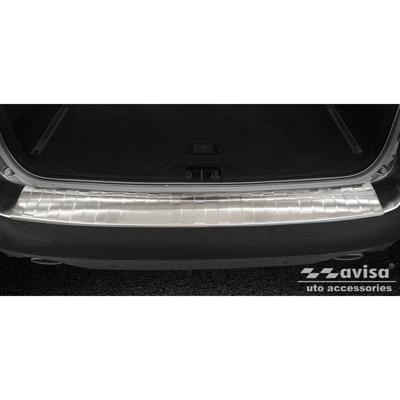 RVS Bumper beschermer passend voor Volvo V70 Facelift 2013- 'Ribs' AV235584