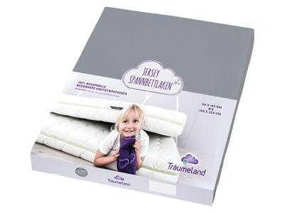 Träumeland Jersey hoeslaken 90 x 200 cm (Antraciet)