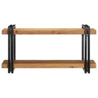 Wandschap 90x33x45 cm massief acaciahout - thumbnail