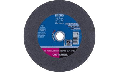 PFERD TOOLS 100 T 600-8,0 ZIRKON R SGP HD CAST+STEEL/60,0 66397196 Doorslijpschijf recht 600 mm 5 stuk(s) Getemperd staal, Gietijzer, Staal, Gegoten staal