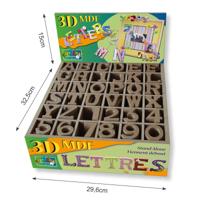 Vaessen Creative • mdf display cijfers/letters 4,5cm - thumbnail