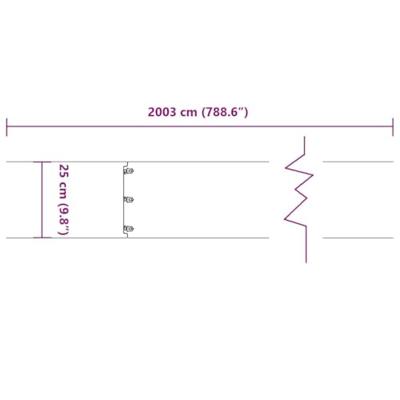 Gazonranden 20 st 25x103 cm koudgewalst staal antraciet