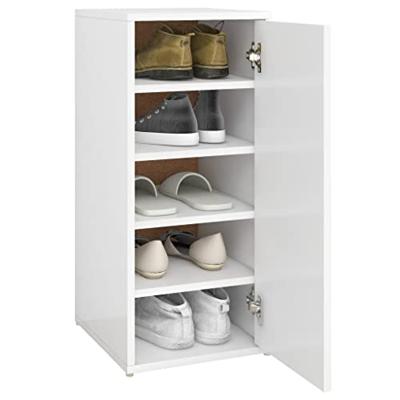 VidaXL Schoenenkast 32x35x70 cm bewerkt hout wit
