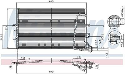 Condensor, airconditioning 94301 Condensor, airconditioning 94301