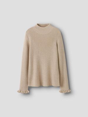 Name it winter sweater meisjes - zwart - regular fit, gebreid - NkfRiaglitter