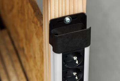 Bachmann BM005918 Stekkerdoos met schakelaar Zwart, Oranje Randaarde stekker 1 stuk(s)