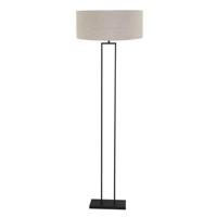 Steinhauer Vloerlamp 160cmStang zwart met grijze kap - 3852ZW - thumbnail