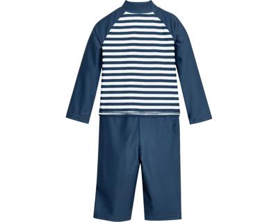 Playshoes zwempak lange mouw Anker Marine Wit-98-104