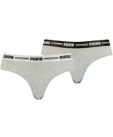 2-Pack dames brazilian slips - katoen/modal - XL - Grijs - Onderbroek - Ondergoed - XL - Onderbroek - Ondergoed - thumbnail