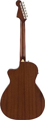 Fender Newporter Player Surf Green WN White Pickguard elektrisch-akoestische westerngitaar - thumbnail