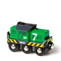 BRIO World Locomotief voor goederentrein op batterijen - thumbnail