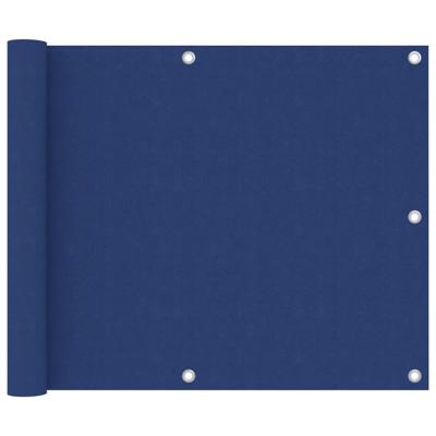 Balkonscherm 75x400 cm oxford stof blauw