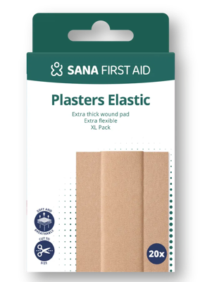 Sana First Aid Elastisch Wondpleister