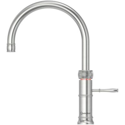 Quooker Classic Fusion Round Keukenkraan - Kokend - Warm & Koud Water - Kindveilige Dubbeldruk - RVS