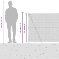 VidaXL Afrasteringspaal groen 10 x 1,2 m (12 x 12 mm gaas) - thumbnail