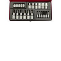 Dop+Bitset 25 dlg 1/4"+1/2" TORX - thumbnail