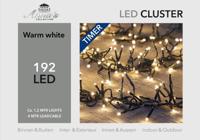 Clusterverlichting 192 lampjes warm wit 1,2 meter Clusterlights Anna's Collection - Annas collection - thumbnail