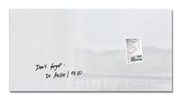 Sigel SI-GL146 Glasmagneetbord Artverum 910x460x15mm Wit - thumbnail