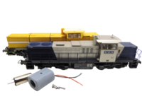 micromotor HP002 motor ombouwset voor Piko Hobby BR 101, SBB AM843, G1206, G1700, NS 6400 - thumbnail