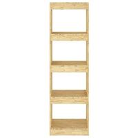 Boekenkast/kamerscherm 40x30x135,5 cm grenenhout - thumbnail