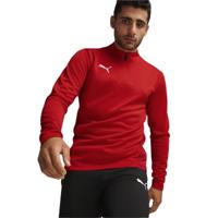 PUMA teamGOAL Trainingstrui 1/4-Zip Rood Wit - thumbnail