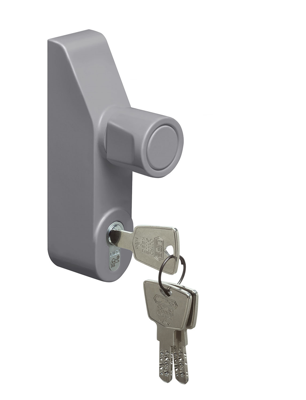 Lips FLOTT1020G Paniekopener buitenmodule Freedom Line | model T | met PC-uitsparing | met knop | kleur zilvergrijs - 7225608