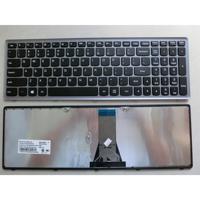Notebook keyboard for Lenovo IdeaPad G500S G505S S500 Z510 Flex 15 silver frame - thumbnail