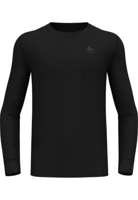 Odlo Merino 200 Crew Neck LS Thermoshirt Heren Black XL