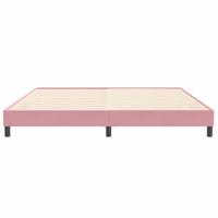 Bedframe zonder matras 200x220 cm fluweel roze - thumbnail