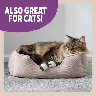 Rosewood 40 winks hondenmand cord ribstof beige