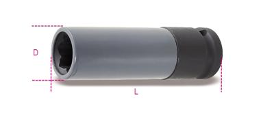 Beta Slagdopsleutel met een polymeer beschermhuls en speciale aansluiting voor Mercedes wielbouten 720MRC - 007200631