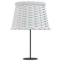 Lampenkap 25x17 cm wicker wit - thumbnail