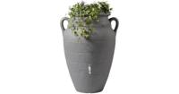 Garantia Amphore regenton met bloembak 360 liter antraciet - thumbnail