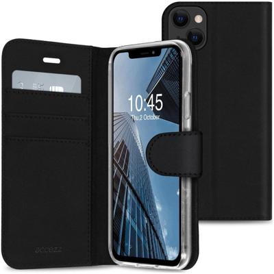 Accezz Wallet Case voor Apple iPhone 13 Telefoonhoesje Zwart Accezz Wallet Case voor Apple iPhone 13 Telefoonhoesje Zwart
