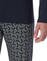 Schiesser Schiesser Pyjama Long nightblue 181922 54/XL - thumbnail
