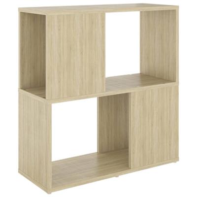 Boekenkast 60x24x63 cm bewerkt hout sonoma eikenkleurig Boekenkast 60x24x63 cm bewerkt hout sonoma eikenkleurig
