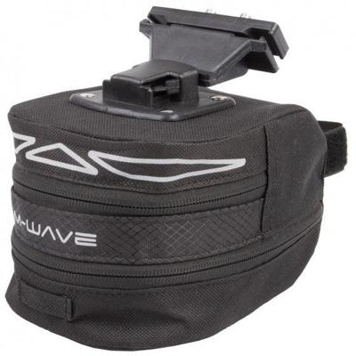 M-WAVE zadeltas tilburg m 1 liter zwart/grijs