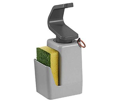 Metaltex Soap-Tex Zeepdispenser 11x8x22 cm Grijs Metaltex Soap-Tex Zeepdispenser 11x8x22 cm Grijs