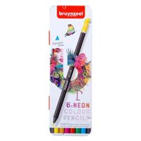 Kleurpotlood bruynzeel expression blik 6st neon - thumbnail