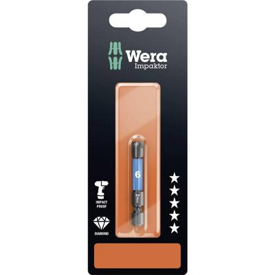 Wera 05073946001 840/4 IMP DC SB SiS Inbus-bit Aandrijving: 1/4 (6,3 mm) Uitvoering: Inbus 6 mm 50 mm Wera 05073946001 840/4 IMP DC SB SiS Inbus-bit Aandrijving: 1/4 (6,3 mm) Uitvoering: Inbus 6 mm 50 mm