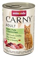 ANIMONDA Carny Adult Chicken, turkey, rabbit - nat kattenvoer - 400g - thumbnail