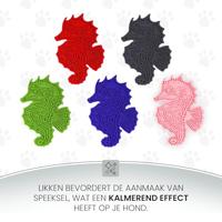 Eat Slow Live Longer Lick Mat Seahorse Grijs - thumbnail