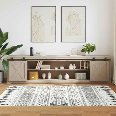 VidaXL Ophangset voor schuifdeur 244 cm koolstofstaal
