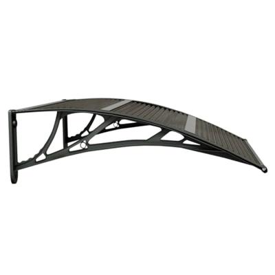 VidaXL Deurluifel zwart 80x75 cm polycarbonaat VidaXL Deurluifel zwart 80x75 cm polycarbonaat