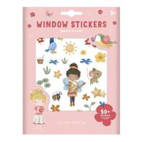 Little Dutch raamstickers rosa & friends - thumbnail