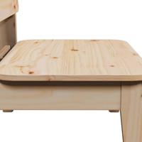 Tuinstoelen 2 st 60x52,5x72 cm massief grenenhout - thumbnail