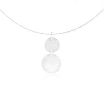 Zilveren Hanger Dos Discos - 925 Sterling Zilveren Hanger Dos Discos - 925 Sterling