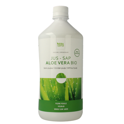 Vera Sana Aloe vera sap zonder pulp 1 Liter Vera Sana Aloe vera sap zonder pulp 1 Liter